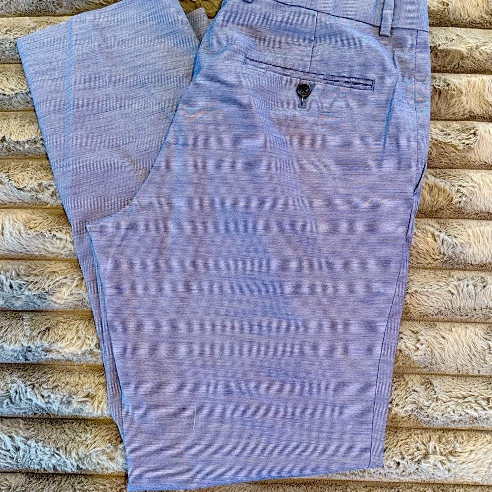 Perry Ellis Men's Blue Dress Pants